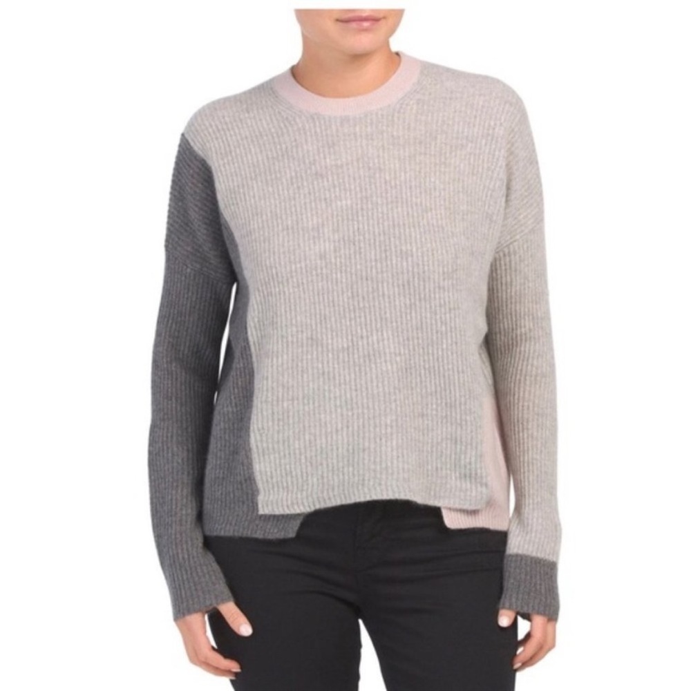 Skull Cashmere Akima Colorblock Sweater Small New